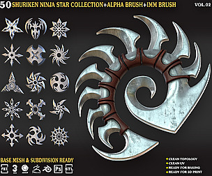 50 Shuriken_Ninja_Star_Collection_Vol_02