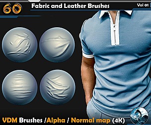 Fabric and Leather Brushes Vol 01