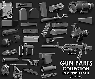 Gun Parts IMM Brush Pack 33 in One