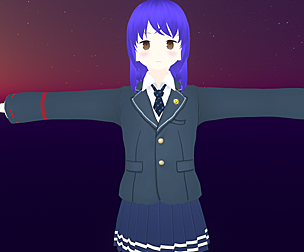 cute anime girl character - Aiko