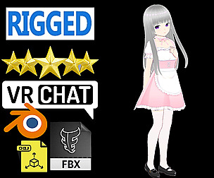 cute anime girl character - Ena