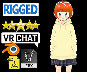 cute anime girl character - Emiyo