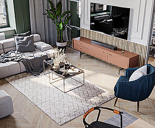 Loft Interior Scene 3D model