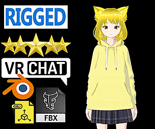 cute anime girl character - Mitsuo