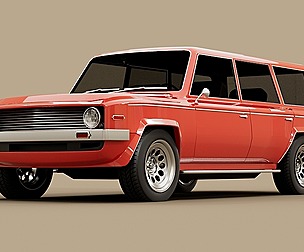 4 door generic 70s truck