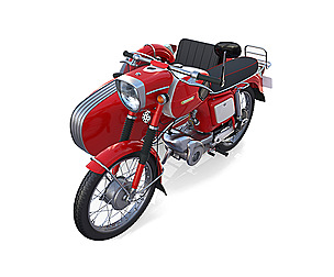 Mobra 50 w sidecar Red