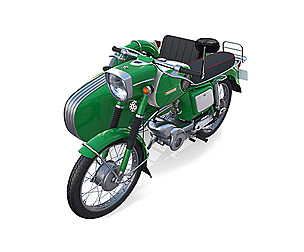 Mobra 50 w sidecar Green