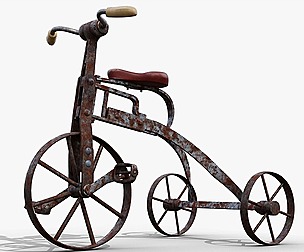 Old tricycle