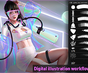Digital illustration workflow - Vol.14