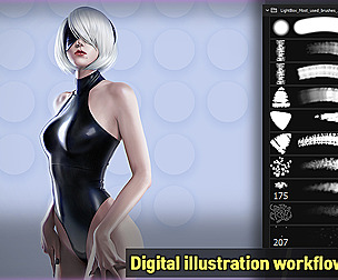 Digital illustration workflow - Vol.15