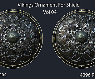 Vikings Ornament For Shield - Vol 04