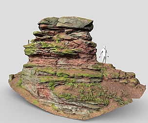 PBR Rocks Sand Stone Forest Cliff Big