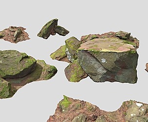 PBR Rocks Sand Stone Forest Pack
