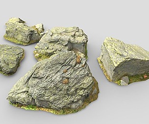 PBR Rock Alps Grassland Pack