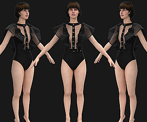 Outfit Female Marvelous Designer And Clo3d