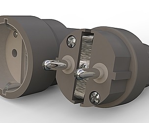 industrial plug and socket