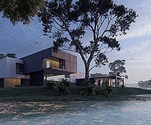 Modern beach villa