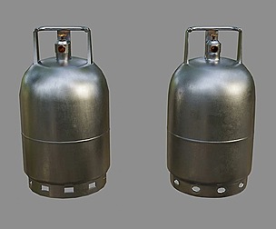 Gas Tube - Low and High poly