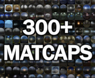 300+ Matcaps / Litspheres