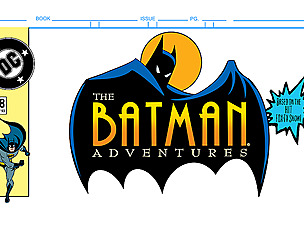 The Batman Adventures Comic Book Cover Template