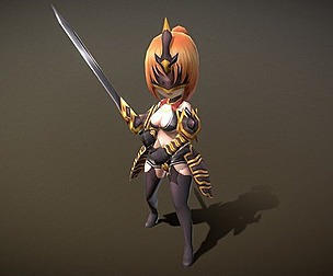 Casual RPG Monster - 9 Dark Warrior