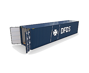 40ft Shipping Container DFDS