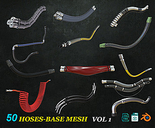 50 Hoses_Base Mesh_Vol1