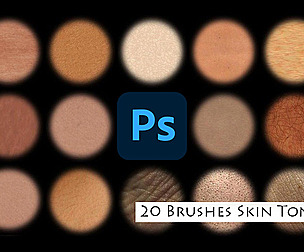 20 Human Skin PS Brushes