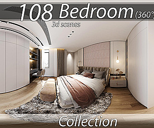 Ultimate Bedroom 3D Scene Collection for 3ds Max (V-Ray Corona)