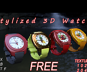 3D Stylized Watches