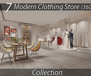 Ultimate Clothing Store 3D Scene Collection | 3ds Max + Vray & Corona Ready