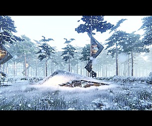 Treehouse in jungle Animated 4k full presentation
