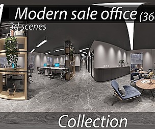 Office 3D Scene Collection: Photorealistic V-Ray & Corona Renders for 3ds Max