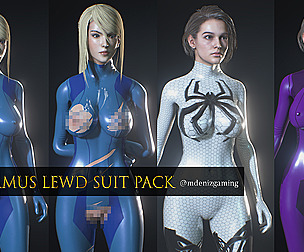 (OG)Jill Samus Lewd Suit Pack