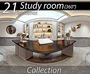 STUDY-WORKS: 3D Scene Collection for 3ds Max (Vray + Corona)