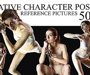 CREATIVE CHARACTER POSING REFERENCE PICTURES 500+