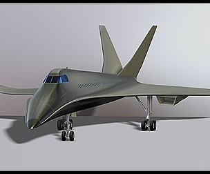 Concorde Aircraft File STL for 3D Printing