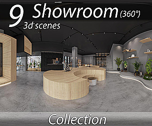 SHOWROOM 3D Scenes Collection | Photorealistic 3ds Max + Corona Renders