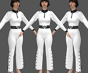 Outfit Female Marvelous Designer And Clo3d