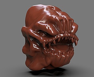 Rancor Gargoyle Head
