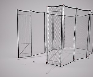 Track & Field Hammer Throw Cage