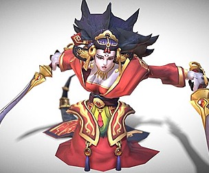 Three Kingdoms - Boss Shakian Queen
