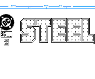 Steel Comic Book Cover Template