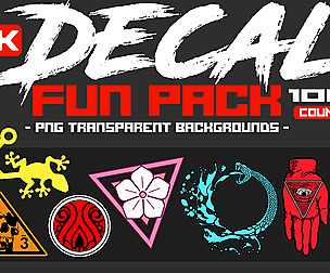4K Decal Fun Pack