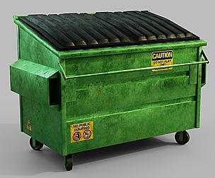 Trash Dumpster (Blender 3d Model)