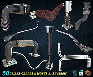 50 Tubes-Cables & Hoses_Base Mesh