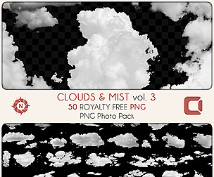 Clouds & Mist v3 - PNG Photo Pack