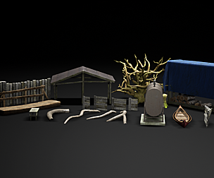 asset forest props