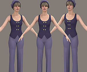 Outfit Female Marvelous Designer And Clo3d