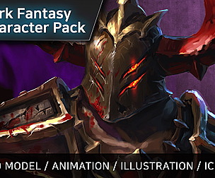 Dark Fantasy Character pack - Berserker